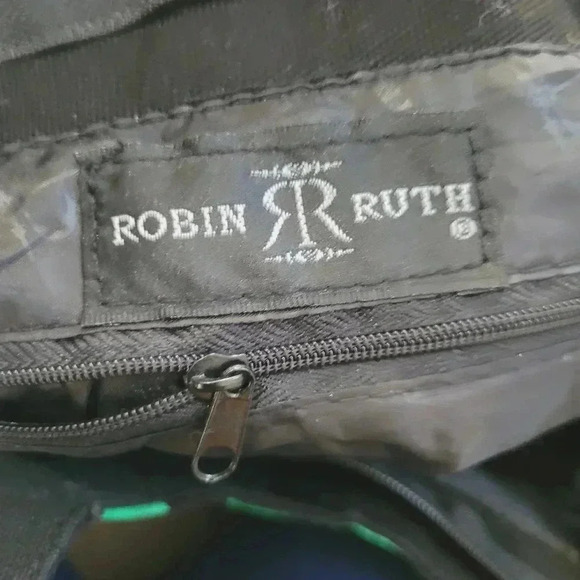 Robin Ruth JAMACA Neon Color Spiral Pattern Purse Zip Closure Shoulder L… - Picture 5 of 10